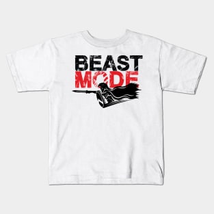 Beast mode gym Kids T-Shirt